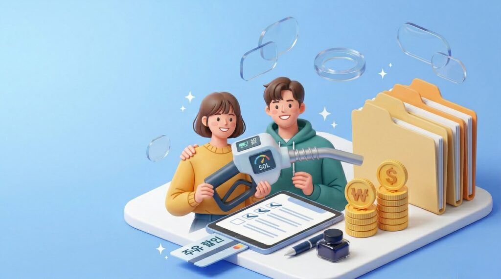 오피넷 앱 알뜰주유소 찾는 방법