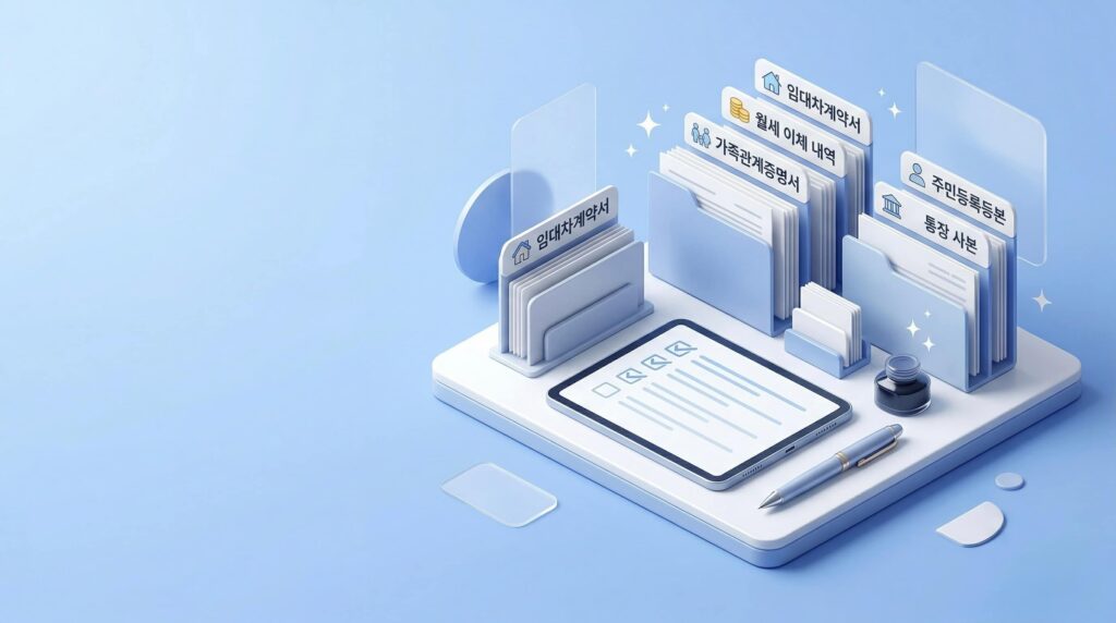 청년 월세 지원 신청방법 필요서류 목록